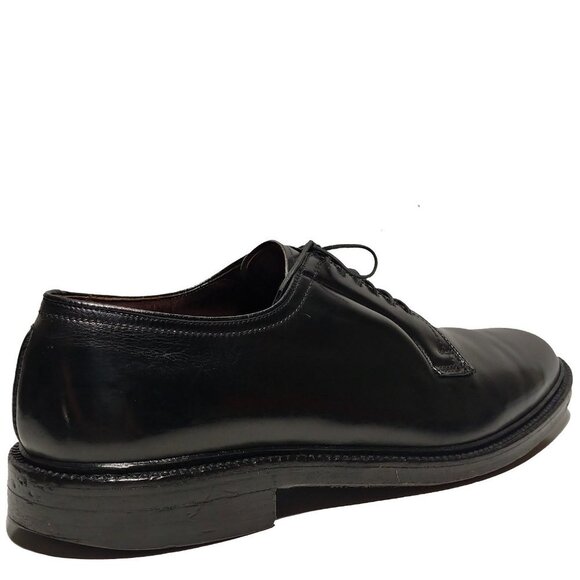 Stetson Vintage V-Cleat Classic Glossy black Butcher Dress Shoes Sz 12 main image 12